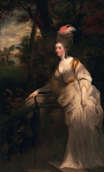 Georgiana  Spencer  Cvendish Duchess of Devonshire ca. 1775-6 by Sir Joshua Reynolds 1723-1792 Huntington Library 